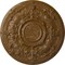 Ekena Millwork Oslo Ceiling Medallion (Fits Canopies up to 10 1/2"), 28 1/8"OD x 1 3/4"P, Smokey Topaz Crackle CM28OSSTC - alternate 1